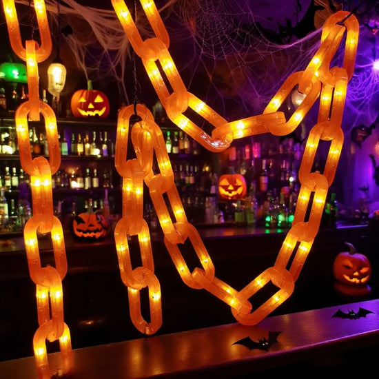 Halloween LED Chain Colorful String Lights, Waterproof Battery Box Style for Party Atmosphere Decoration