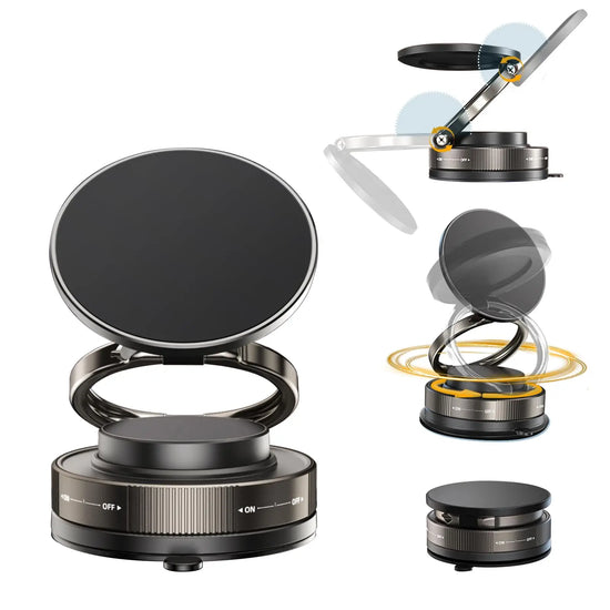 Powerful Magnetic Phone Holder Foldable Suitable for Various Mobile Phones and Can Be Used as a Desktop or Car Phone Mount